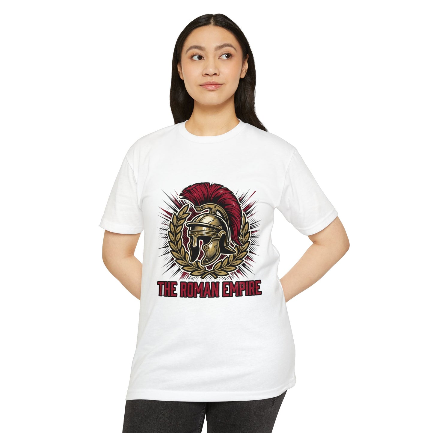 Roman Empire Helmet T-Shirt — Vintage Gladiator Graphic Tee