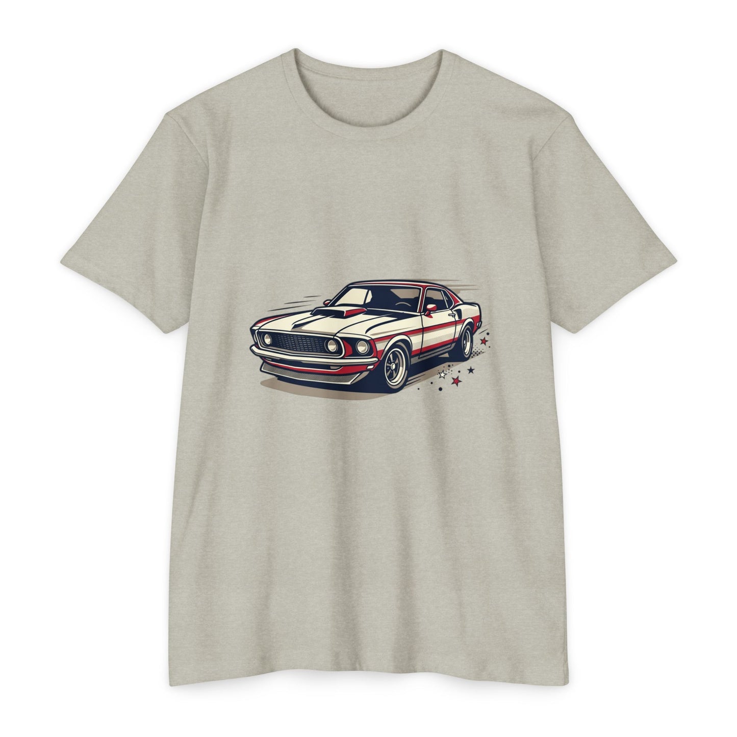 Classic Muscle Car T-Shirt — Retro Racing Illustration Tee