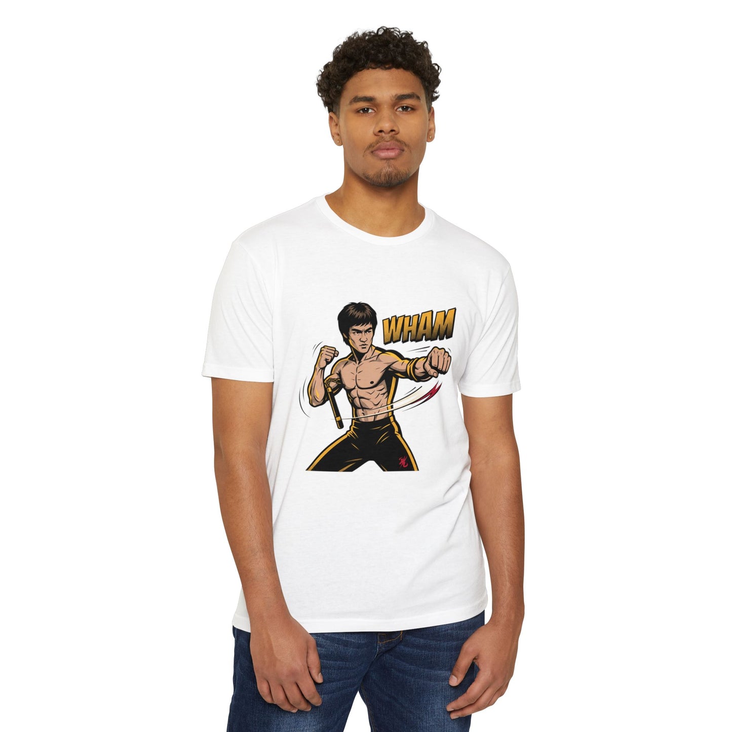 Camiseta gráfica de artes marciales — Camiseta de luchador estilo Bruce 'WHAM'