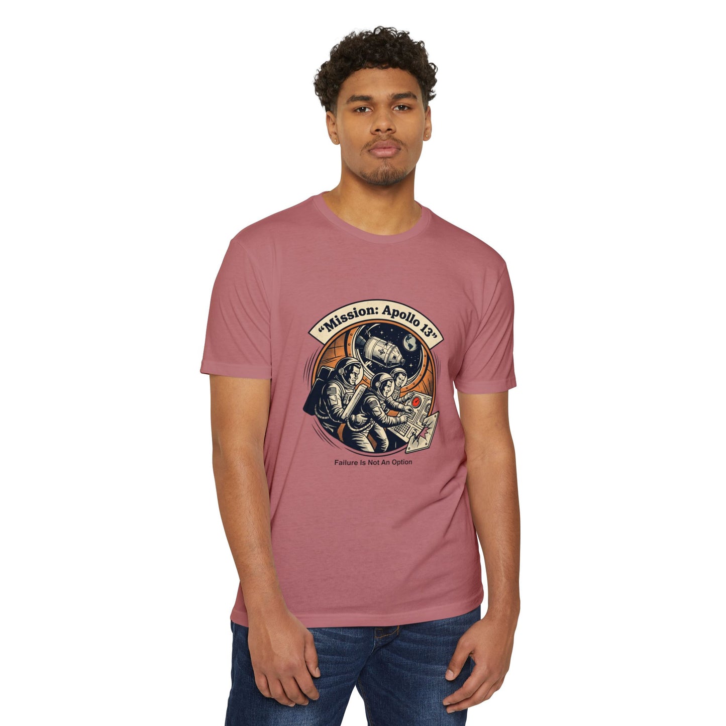 Apollo 13 Retro Space T-Shirt — "Mission: Apollo 13" Astronaut Patch Tee