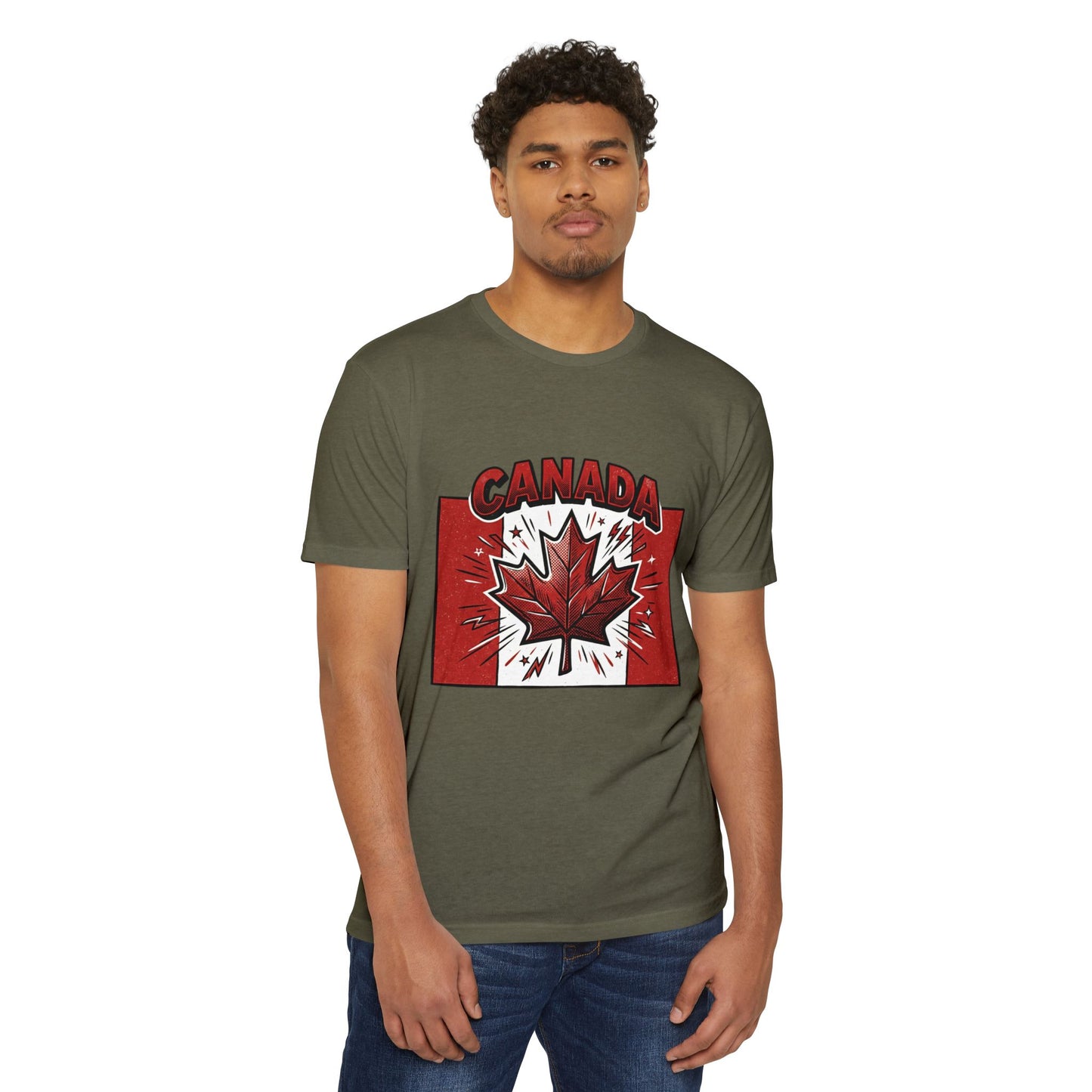 Retro Canada Maple Leaf Graphic T-Shirt — Canadian Pride Tee