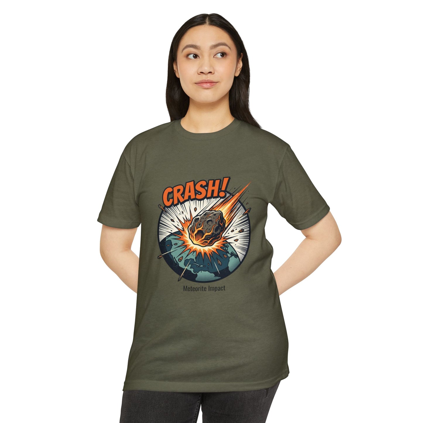 Meteorite Impact 'CRASH!' Graphic T-Shirt