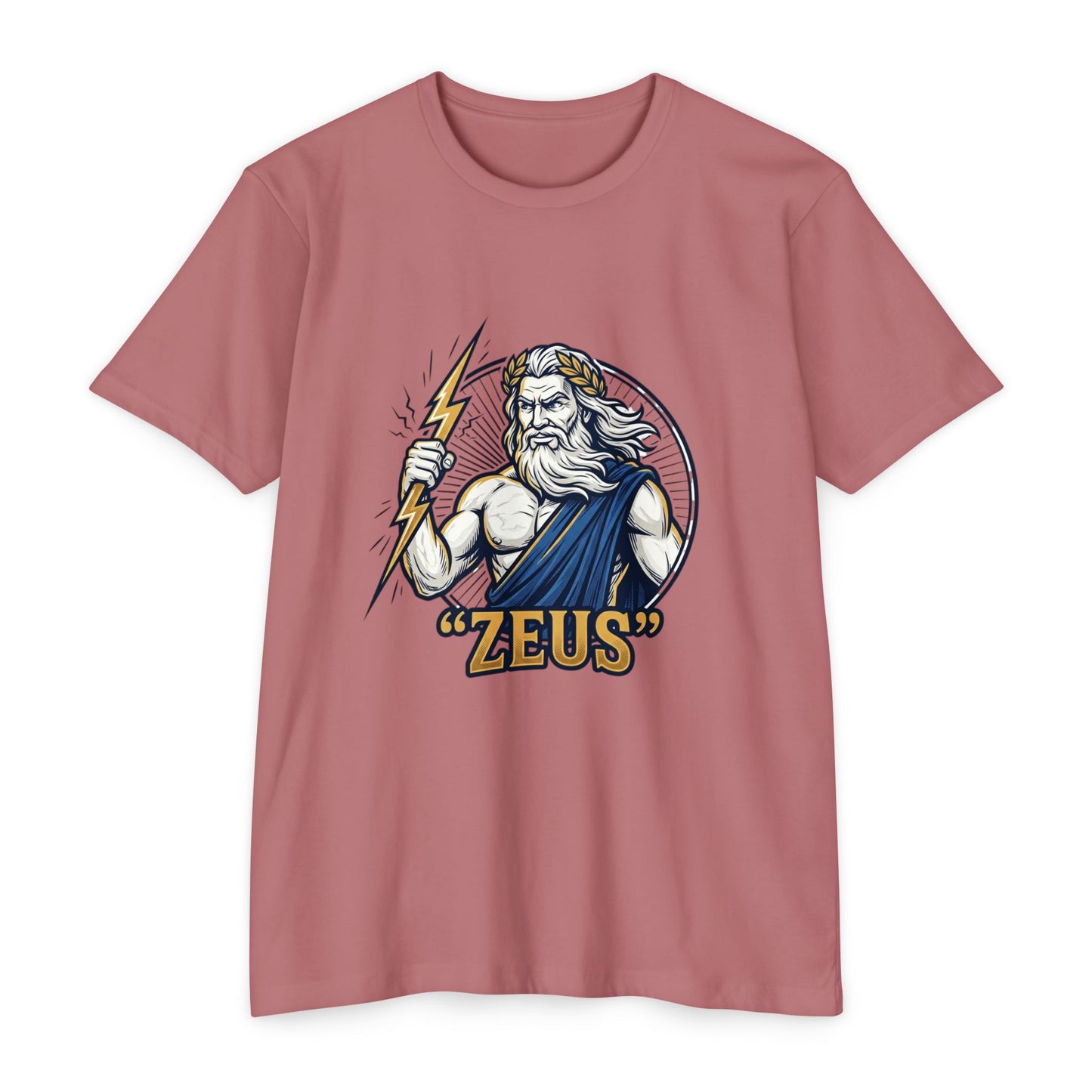 Zeus Lightning Graphic T‑Shirt — Mythology Greek God Tee
