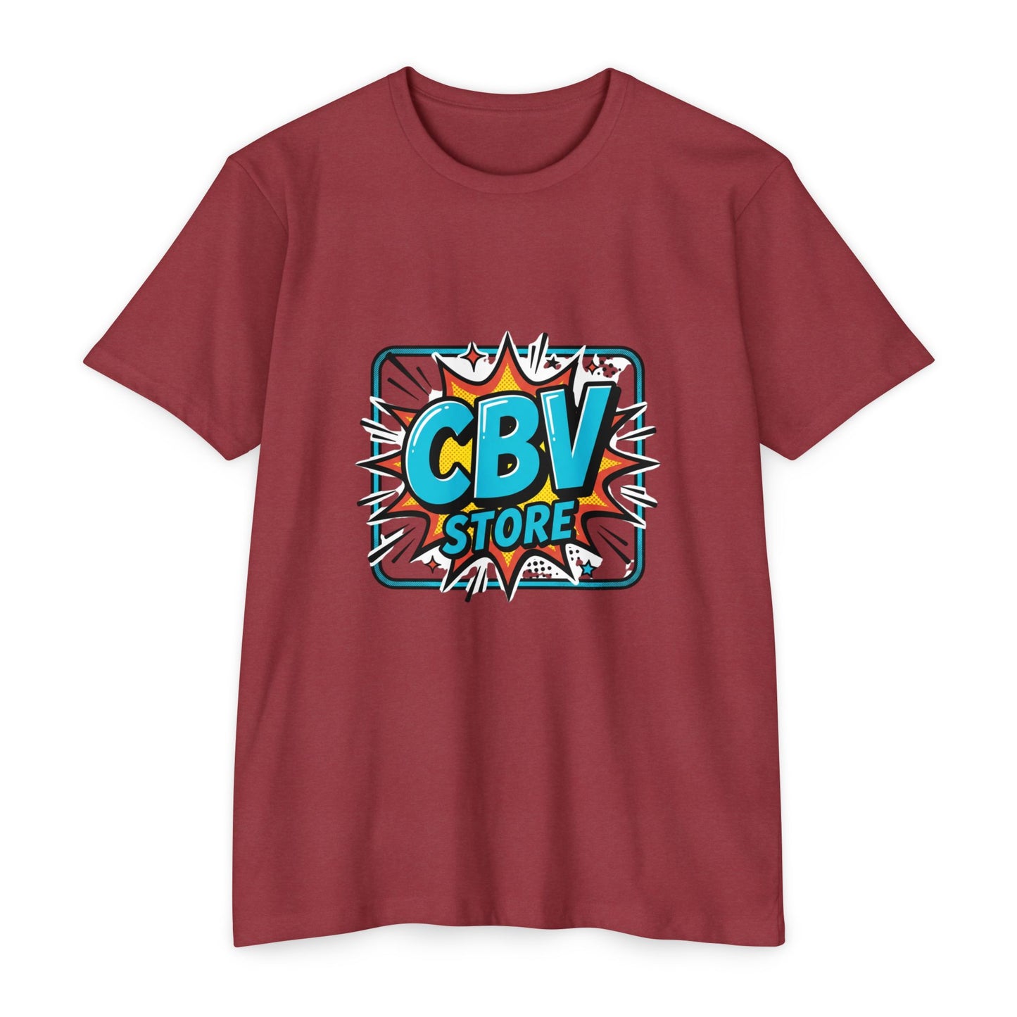 CBV Store Comic Logo T-Shirt — Retro Comic Graphic Tee