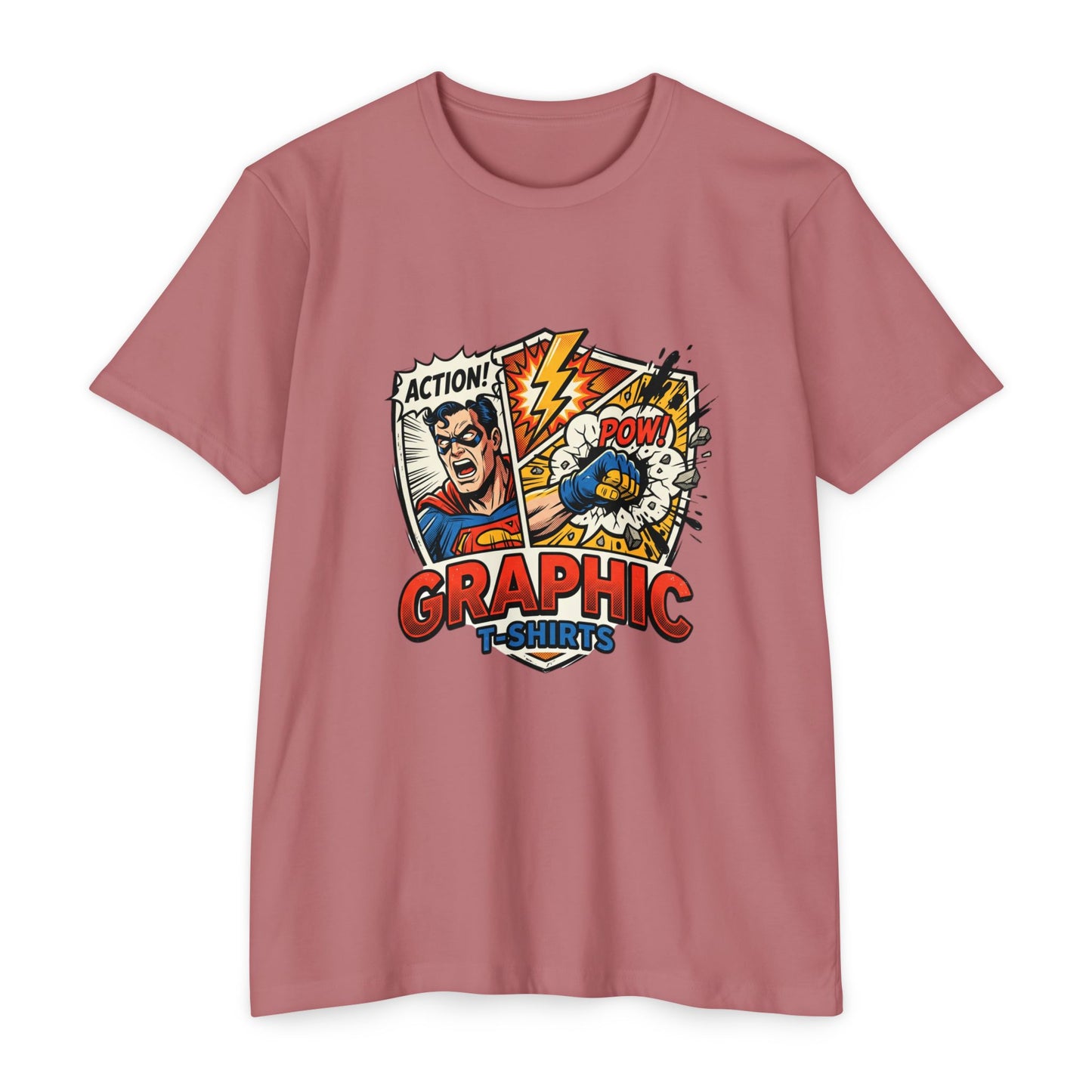 Action! POW Vintage Comic Pop Art T-Shirt