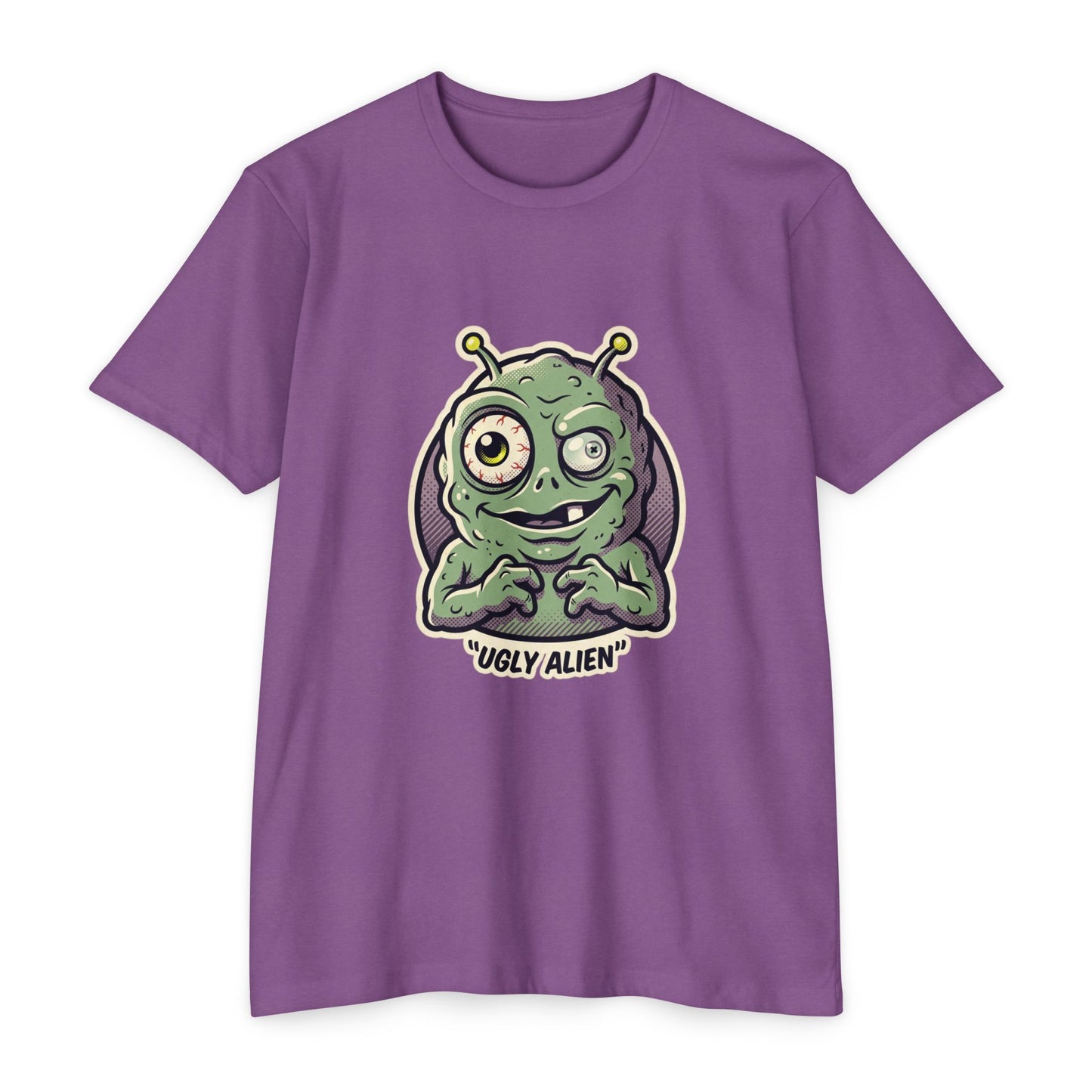 Funny Ugly Alien T-Shirt — Cartoon Graphic Tee