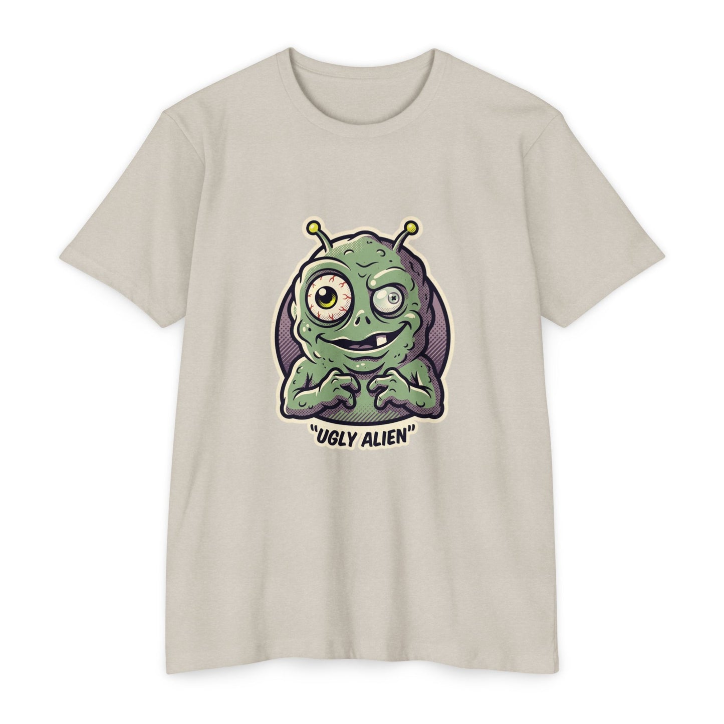 Funny Ugly Alien T-Shirt — Cartoon Graphic Tee