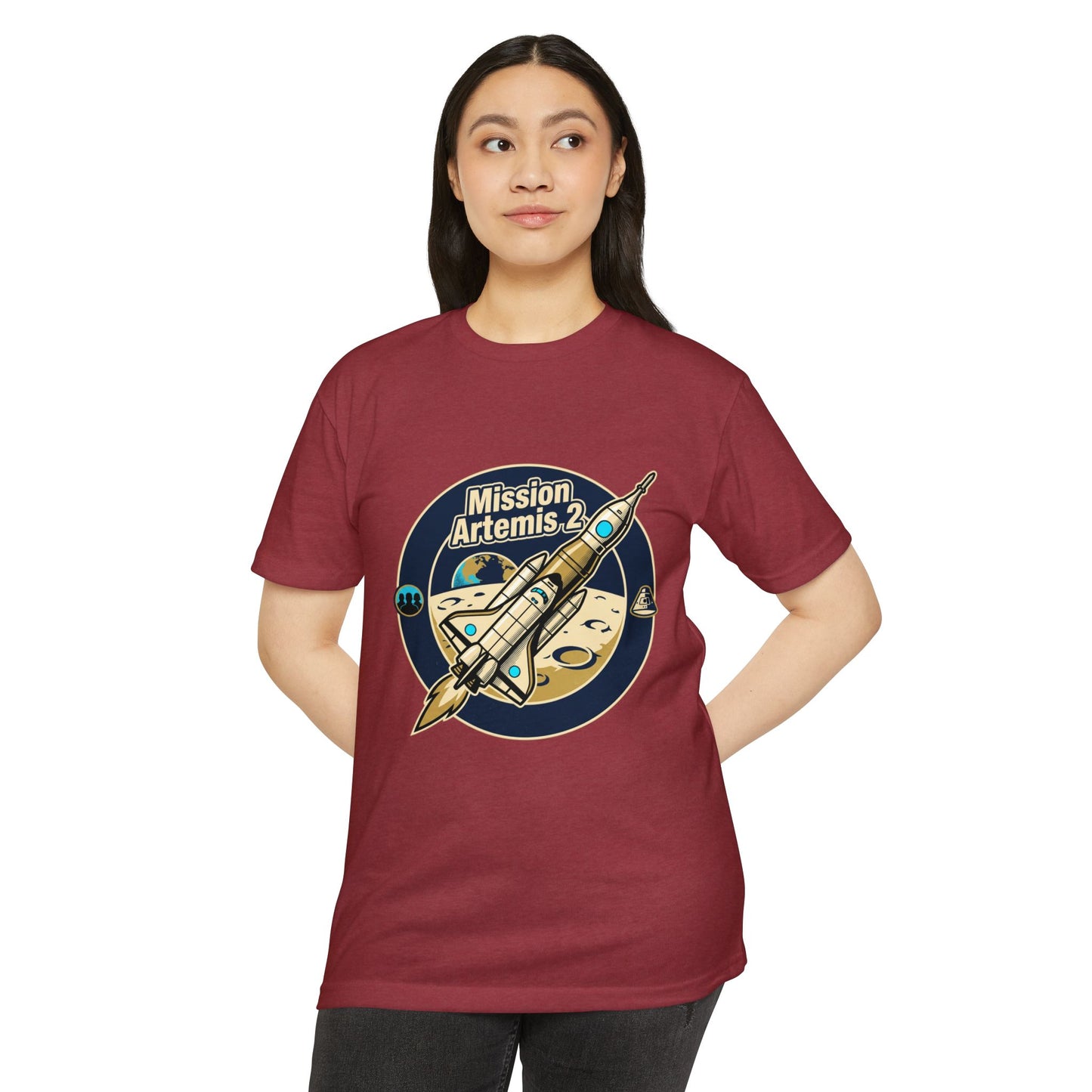Mission Artemis II Retro Space T-Shirt — Artemis 2 Rocket Tee