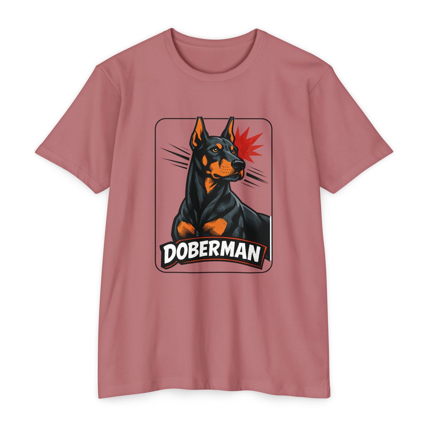 Doberman Graphic T-Shirt — Bold Vintage Canine Design