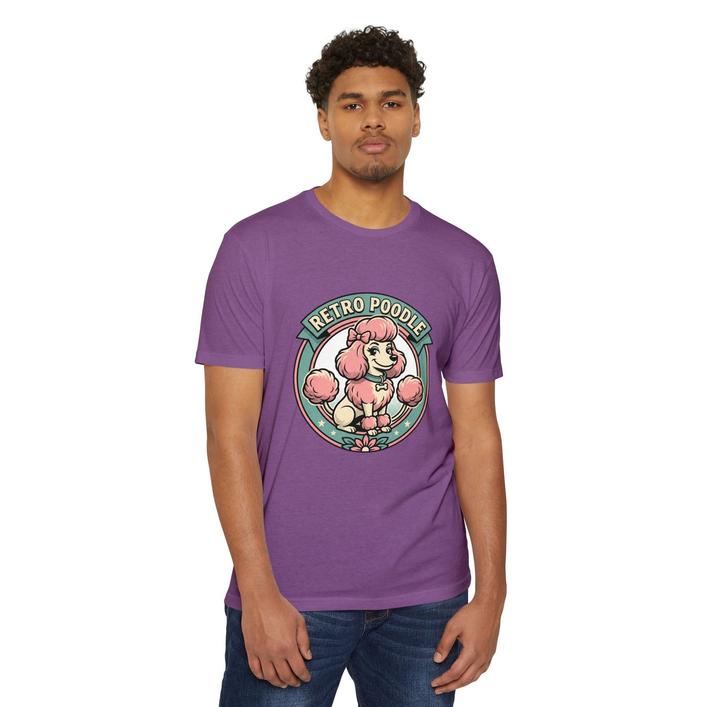 Retro Poodle T-Shirt — Vintage Cute Dog Graphic Tee