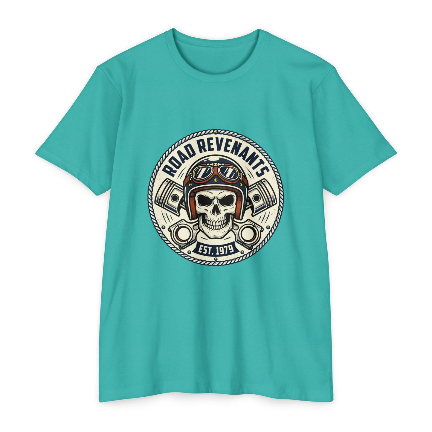 Road Revenants Skull Motorcycle T-Shirt