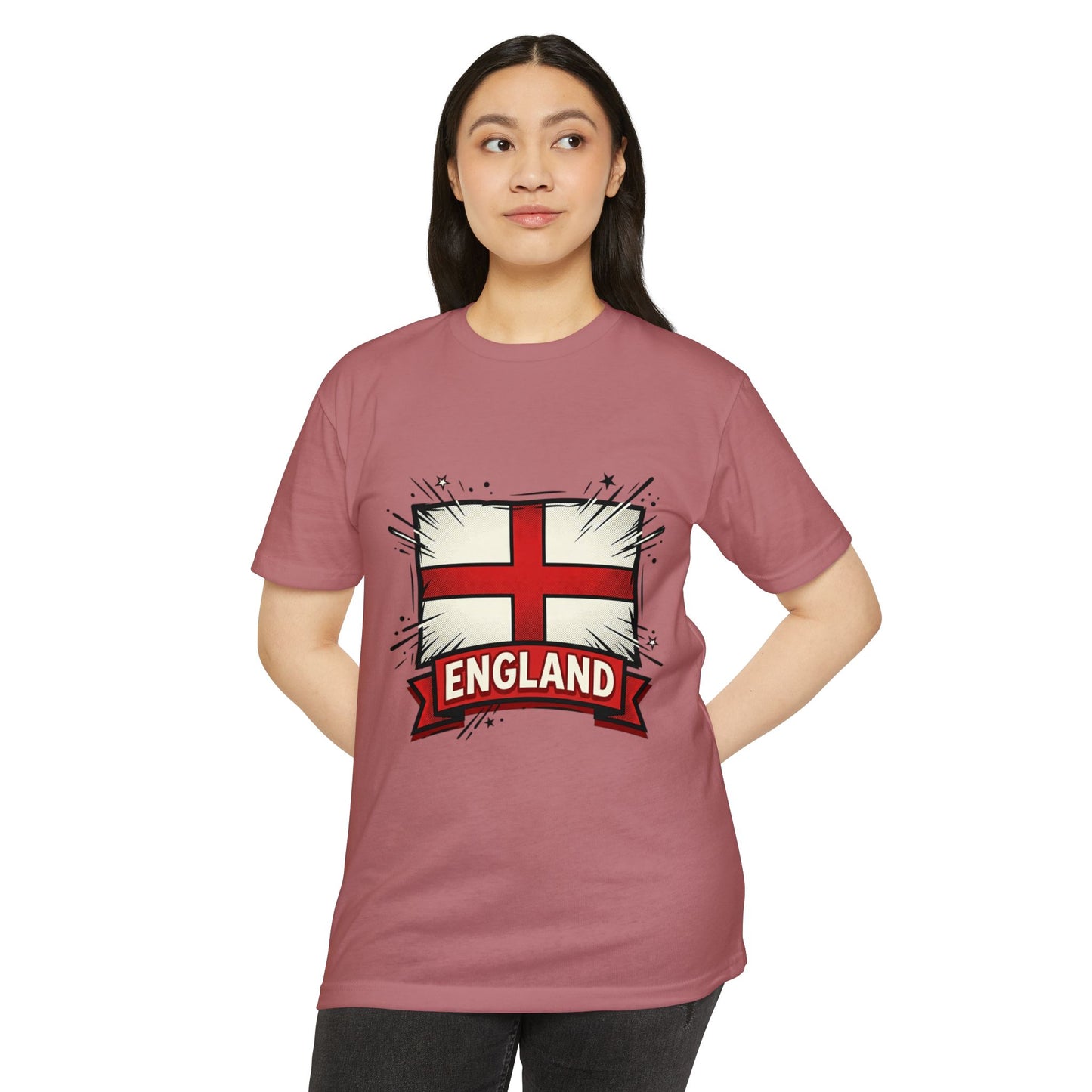 England St. George Cross T-Shirt — Flag Graphic Tee for Fans & Supporters
