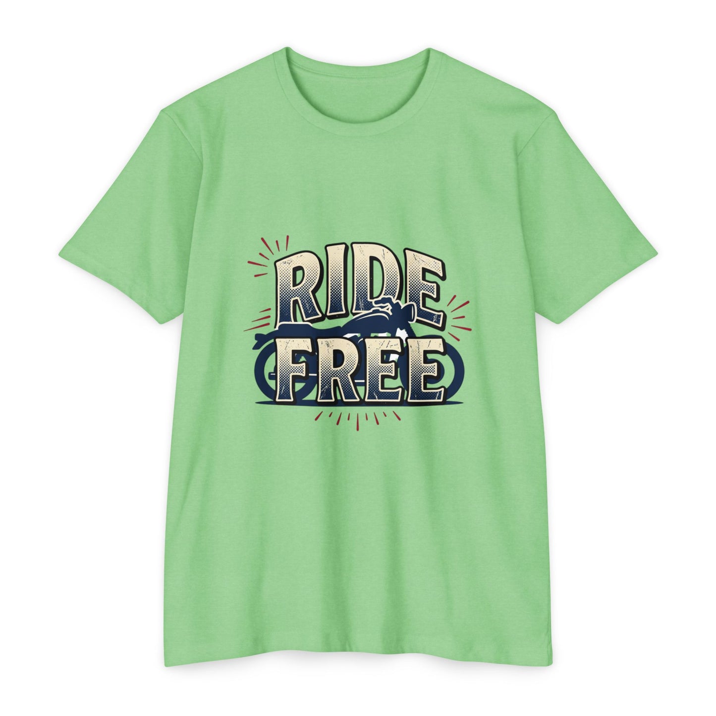 Ride Free Motorcycle T-Shirt — Vintage Biker Graphic Tee