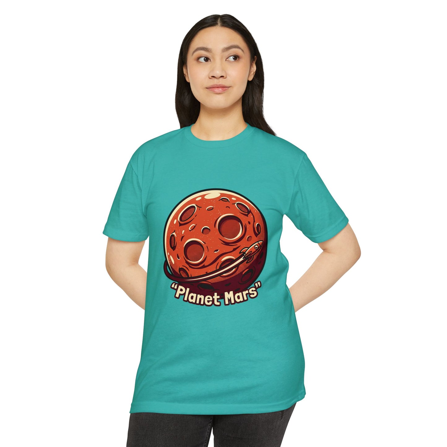 Retro Mars Graphic T-Shirt — Red Planet Tee