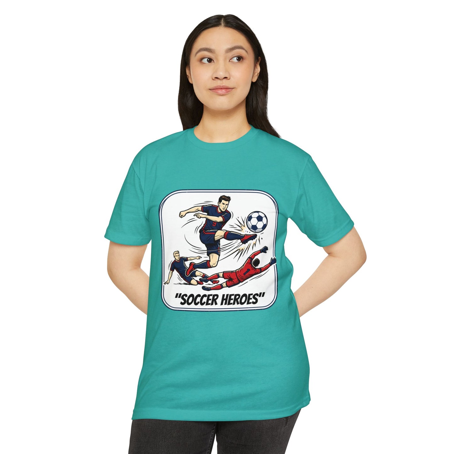 Soccer Heroes T-Shirt — Vintage Comic Soccer Graphic Tee