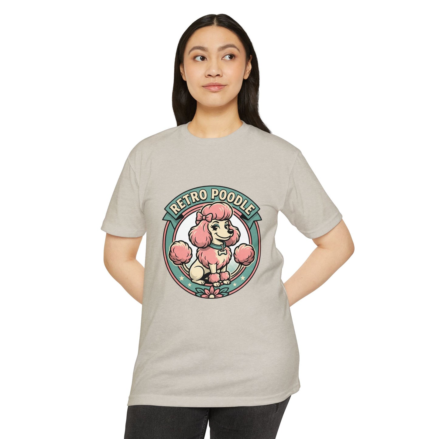 Retro Poodle T-Shirt — Vintage Cute Dog Graphic Tee