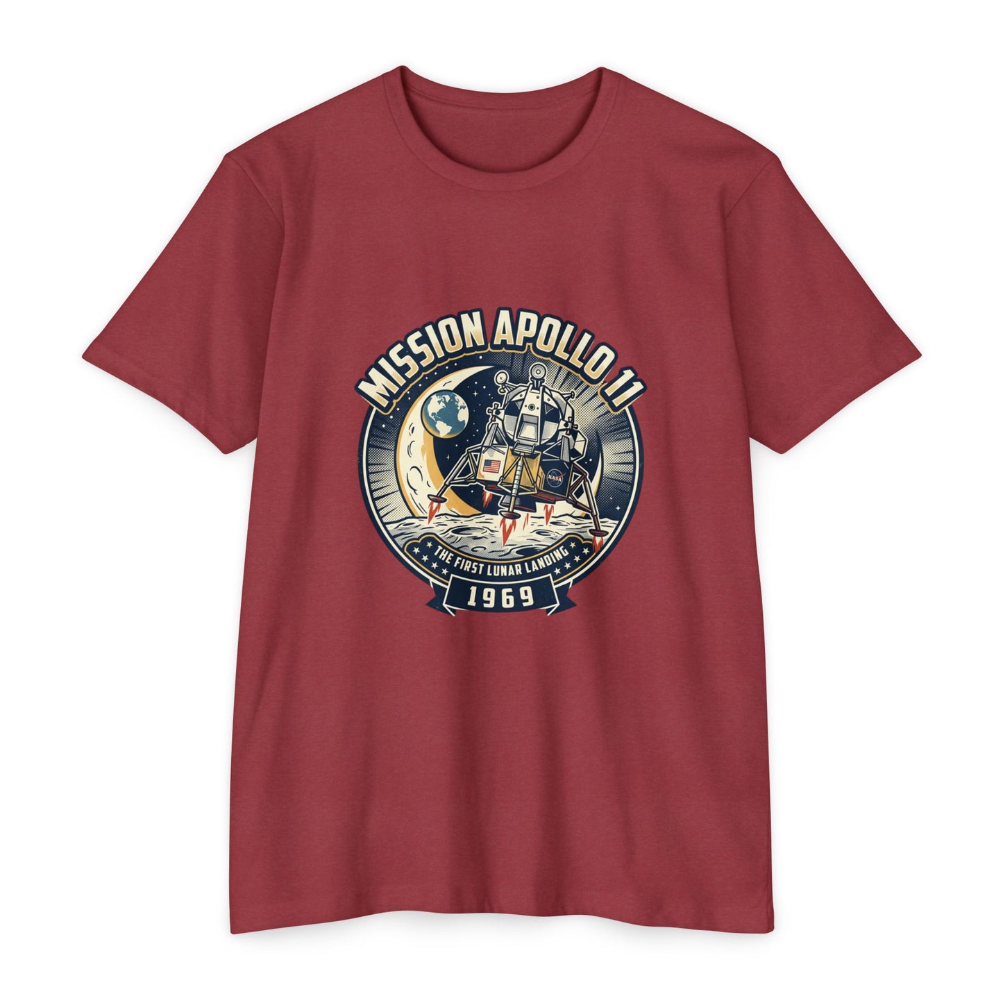 Apollo 11 Moon Landing T-Shirt — Mission Apollo 11 1969 Lunar Module Retro Tee