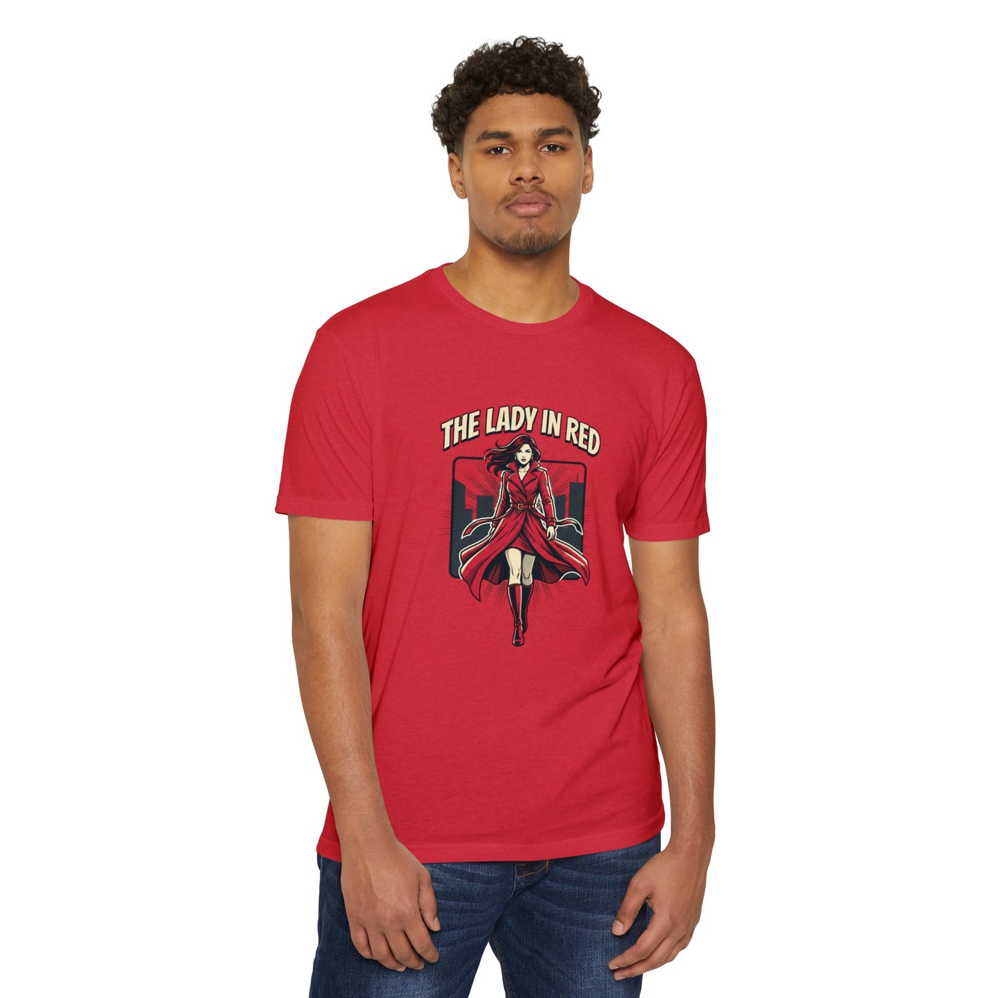 Lady in Red Vintage Femme Fatale T-Shirt