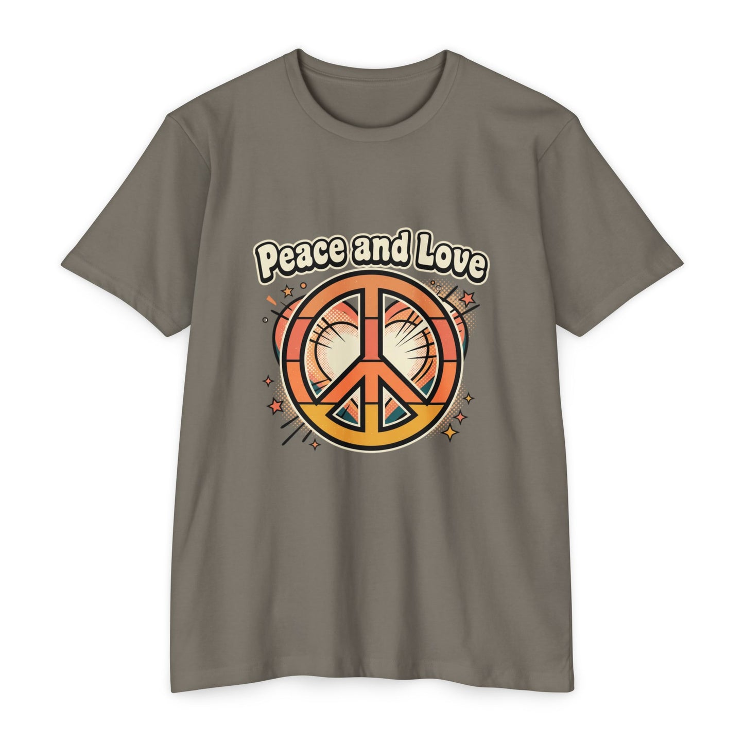 Peace and Love Vintage Peace Sign T-Shirt