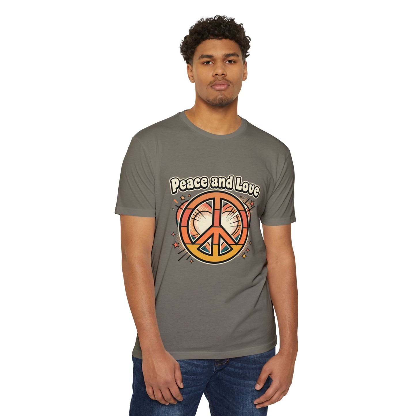 Peace and Love Vintage Peace Sign T-Shirt