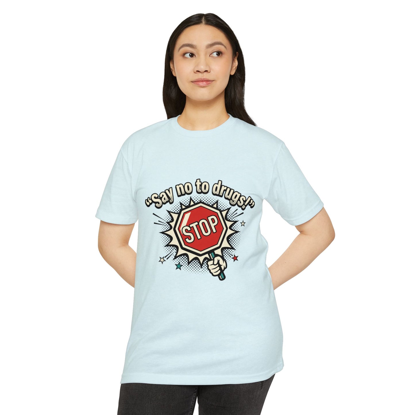 Say No to Drugs Stop Sign T-Shirt