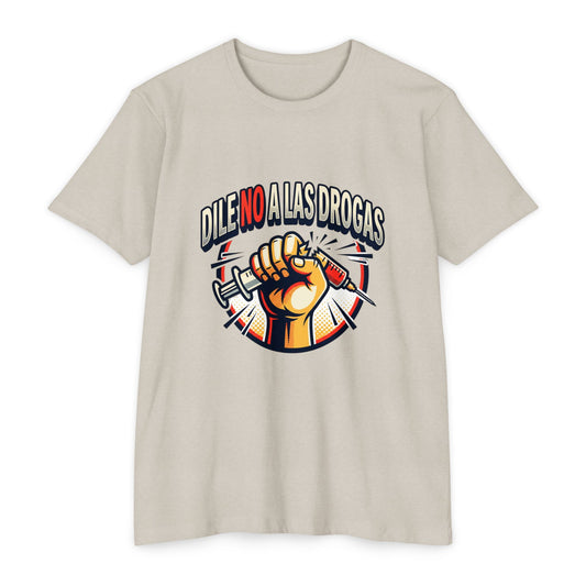 Anti-Drug Awareness T-Shirt — "Dile No a las Drogas" Graphic Tee