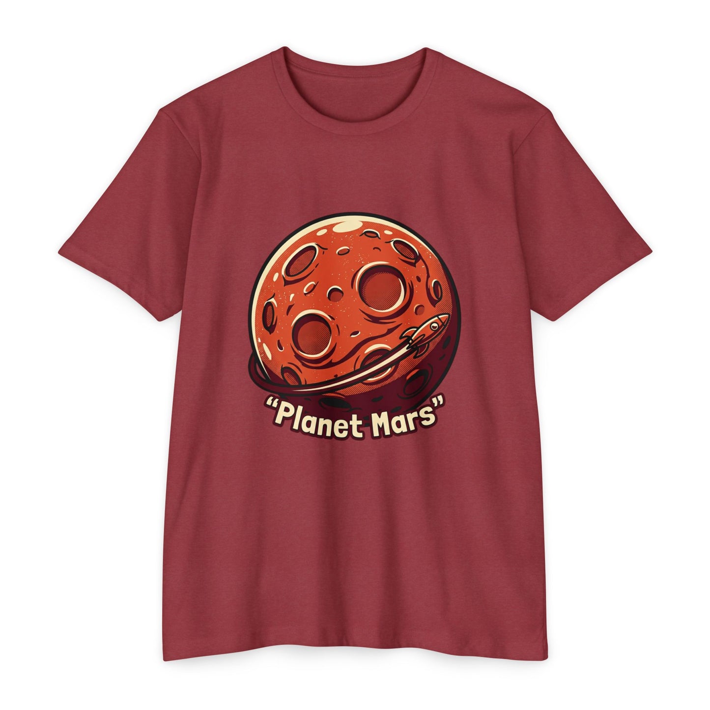 Retro Mars Graphic T-Shirt — Red Planet Tee