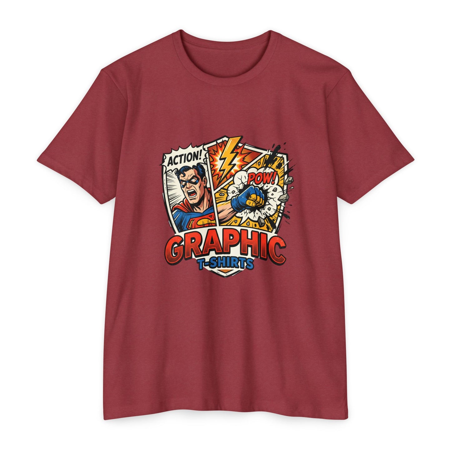 Action! POW Vintage Comic Pop Art T-Shirt