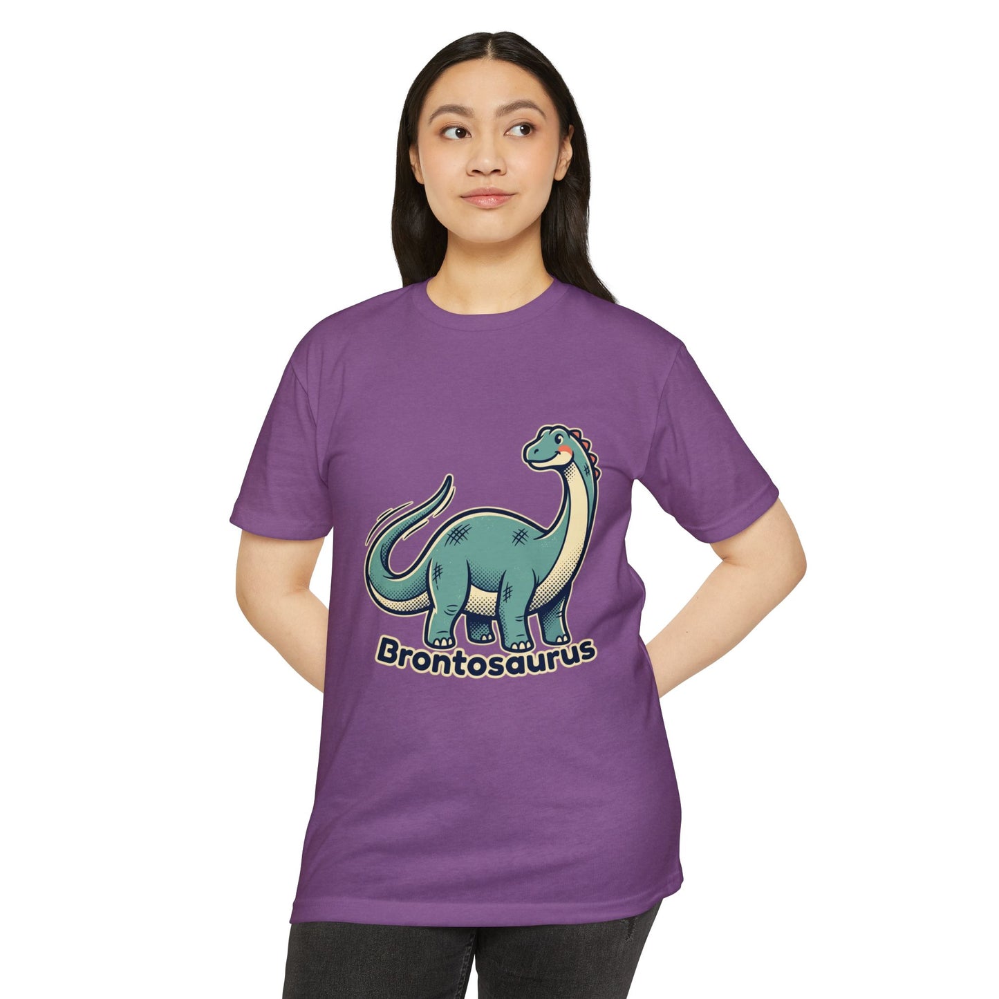 Brontosaurus Cute Dinosaur T-Shirt — Cute Dino Tee for Kids & Adults