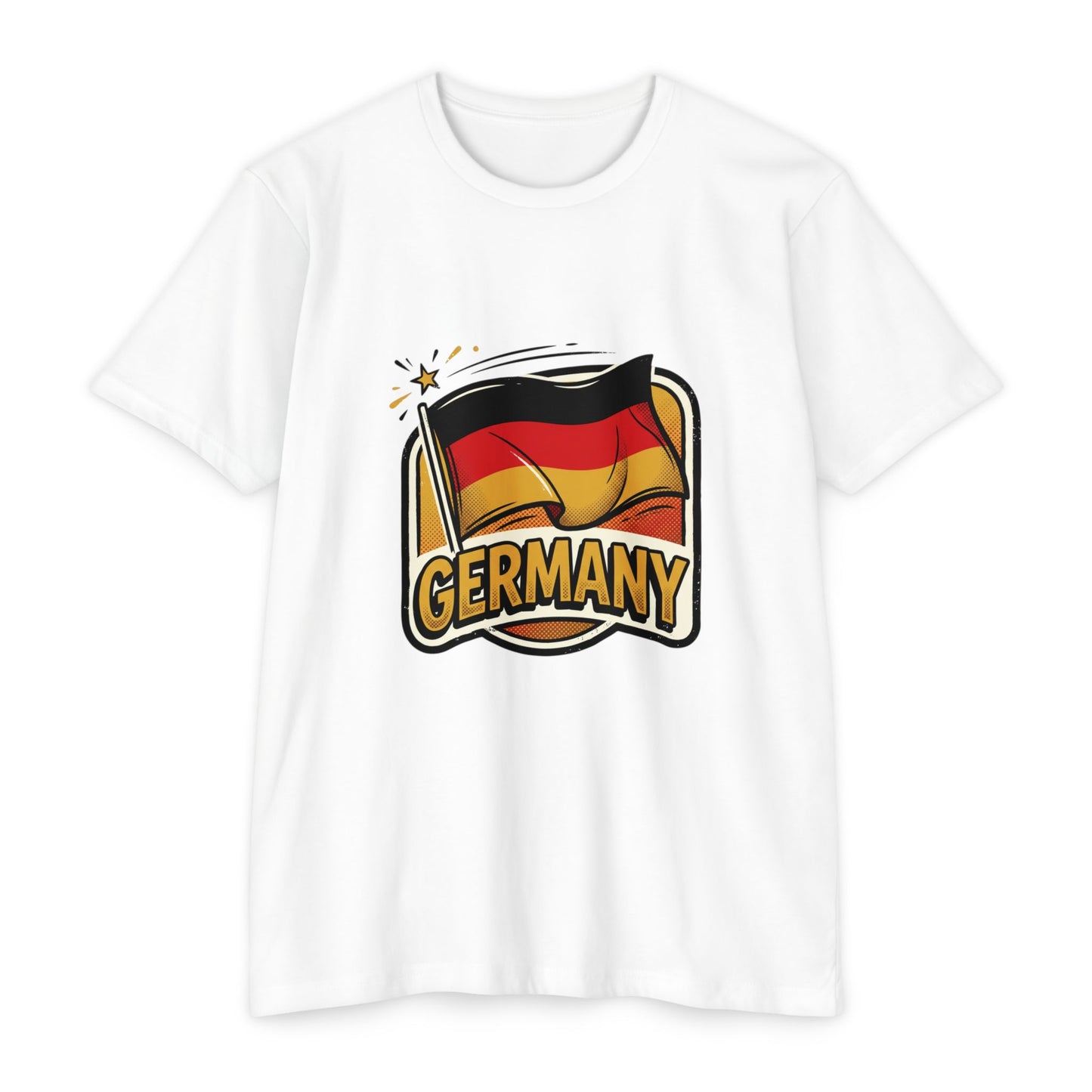 Germany Flag Retro Sports T-Shirt — Vintage Team Fan Tee