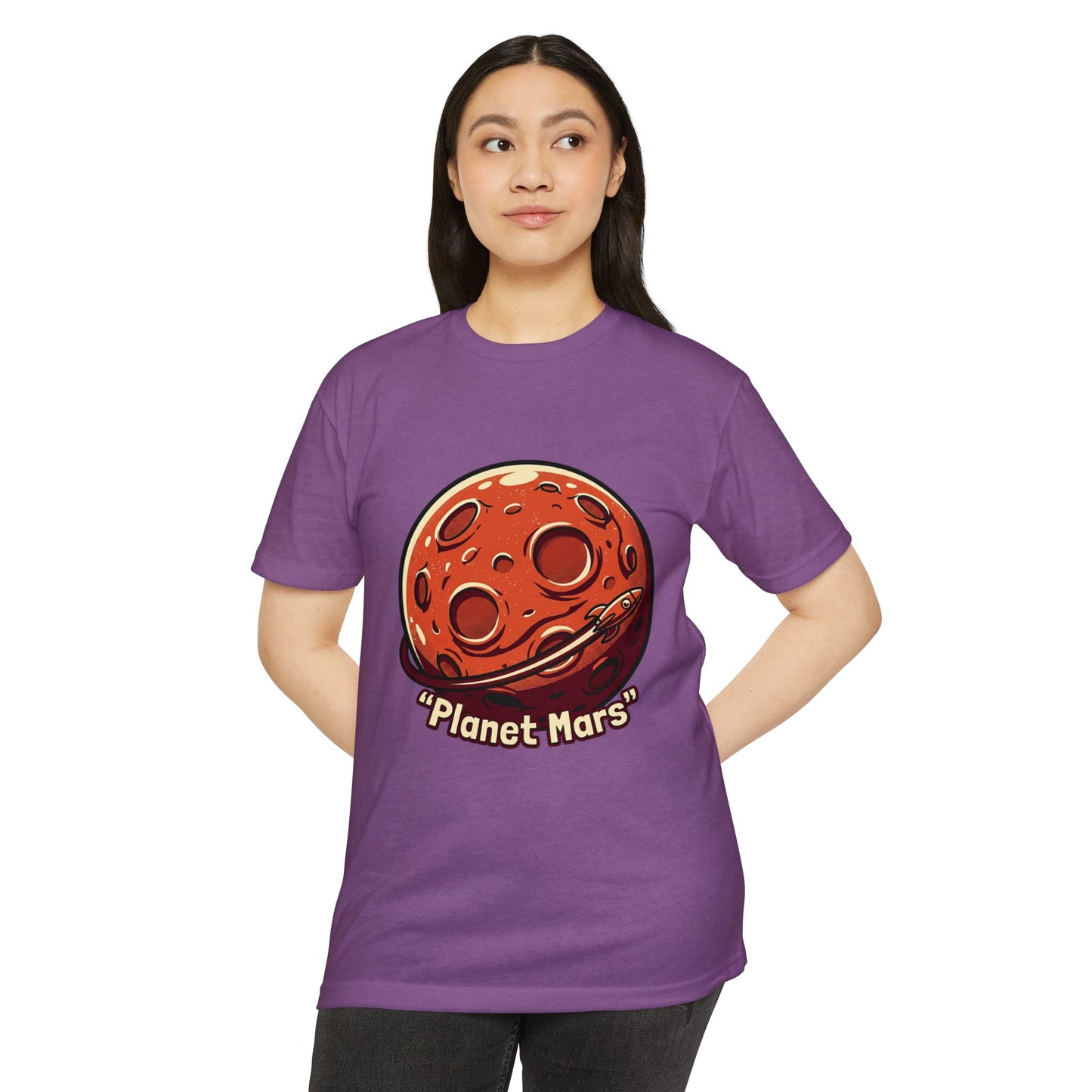 Retro Mars Graphic T-Shirt — Red Planet Tee