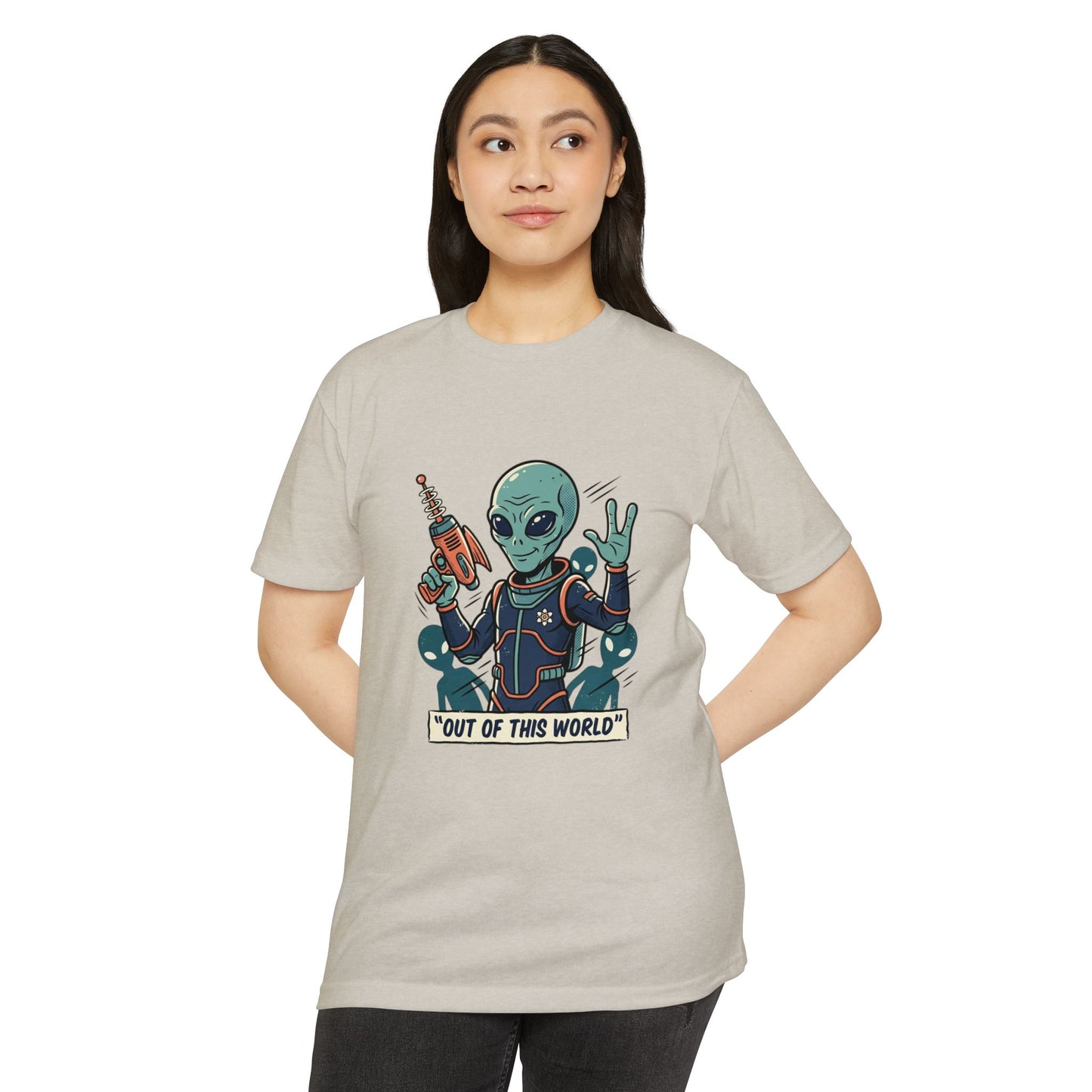 Alien Ray Gun T-Shirt — "Out of This World" Graphic Tee