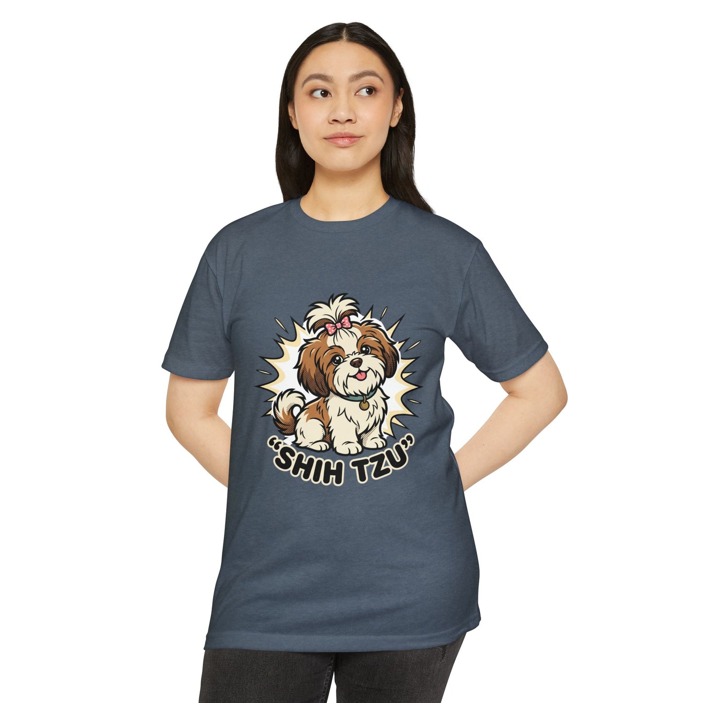 Shih Tzu Cute Cartoon T-Shirt — Adorable Dog Lover Tee