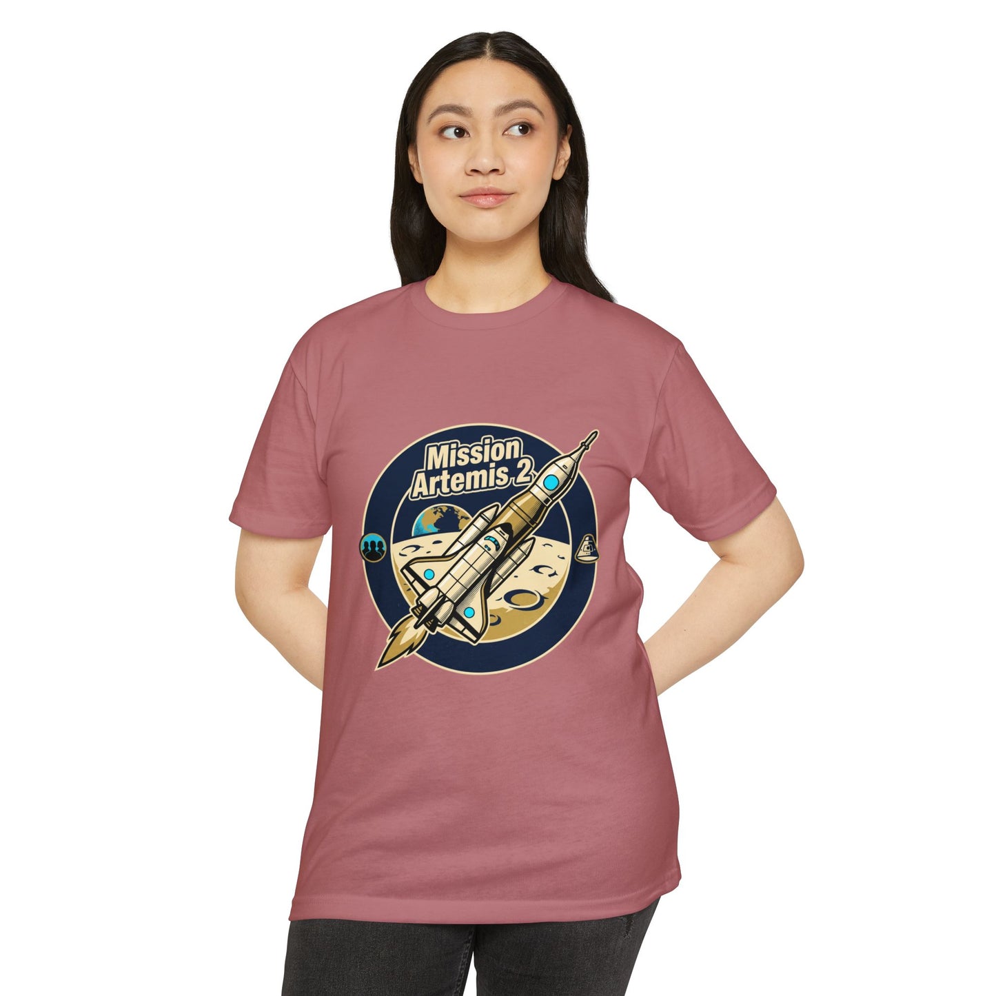 Mission Artemis II Retro Space T-Shirt — Artemis 2 Rocket Tee