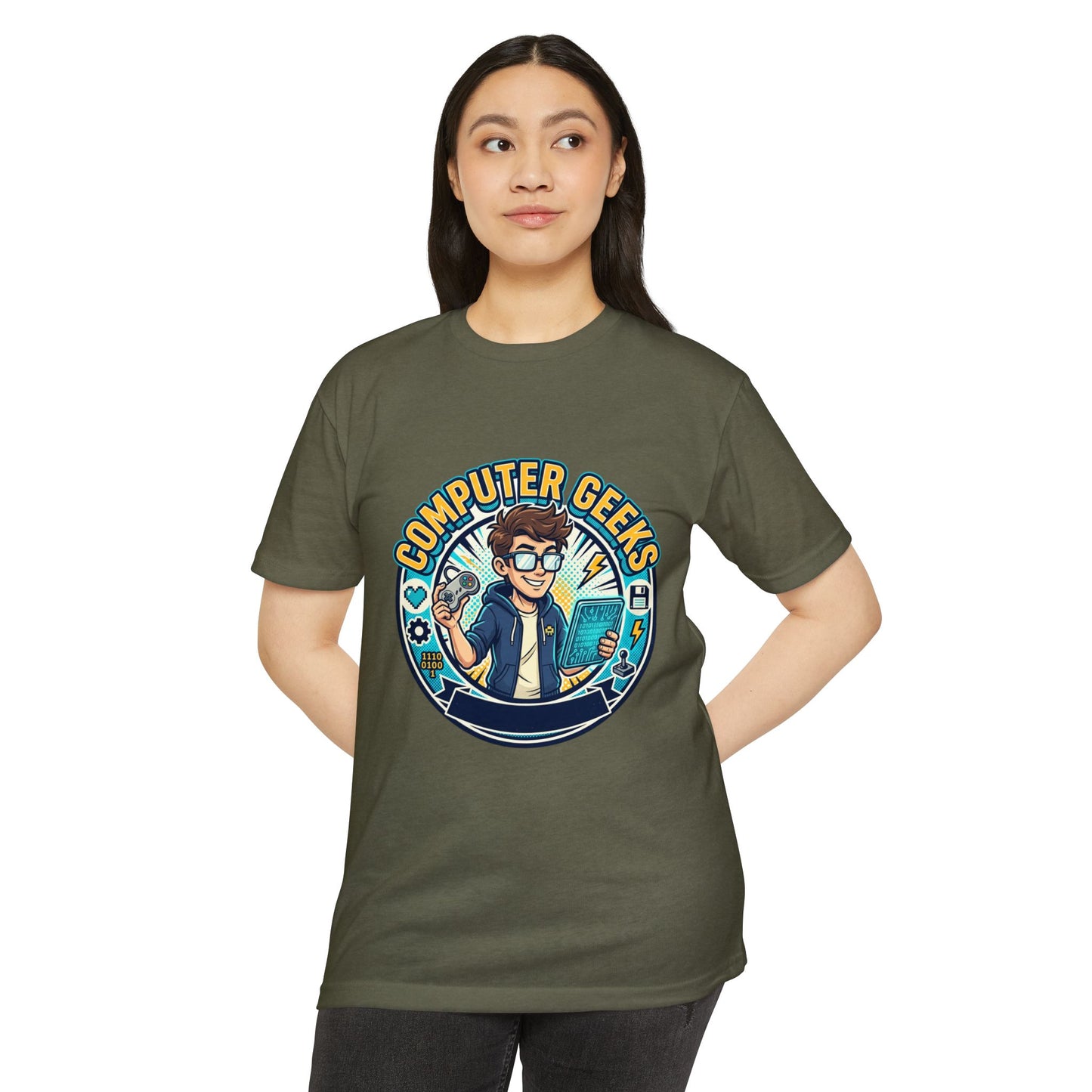 Computer Geeks T-Shirt — Retro Tech Gamer Graphic Tee