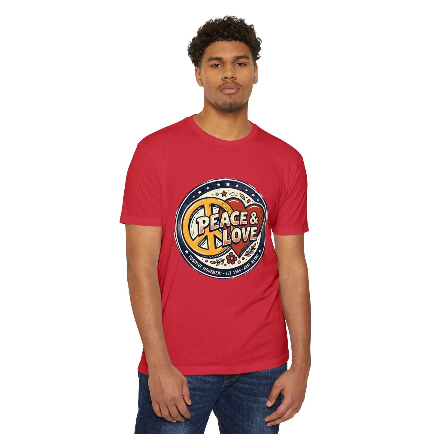 Peace & Love Retro Peace Sign T-Shirt