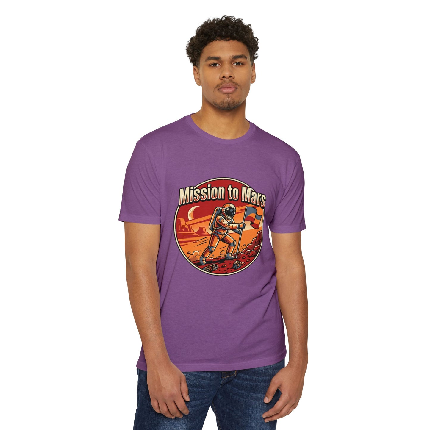 Mission to Mars Retro Astronaut T-Shirt