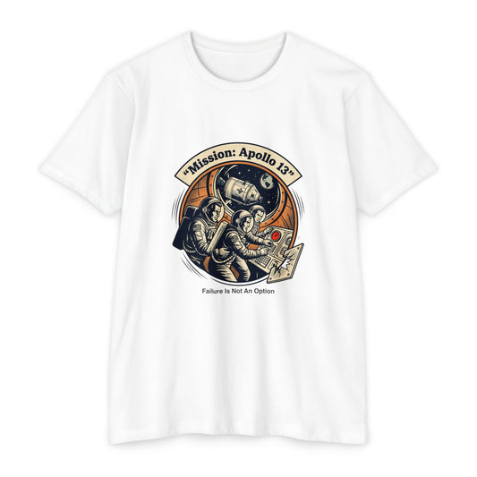 Apollo 13 Retro Space T-Shirt — "Mission: Apollo 13" Astronaut Patch Tee