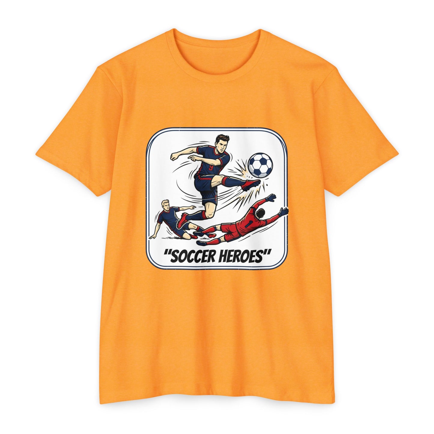 Soccer Heroes T-Shirt — Vintage Comic Soccer Graphic Tee