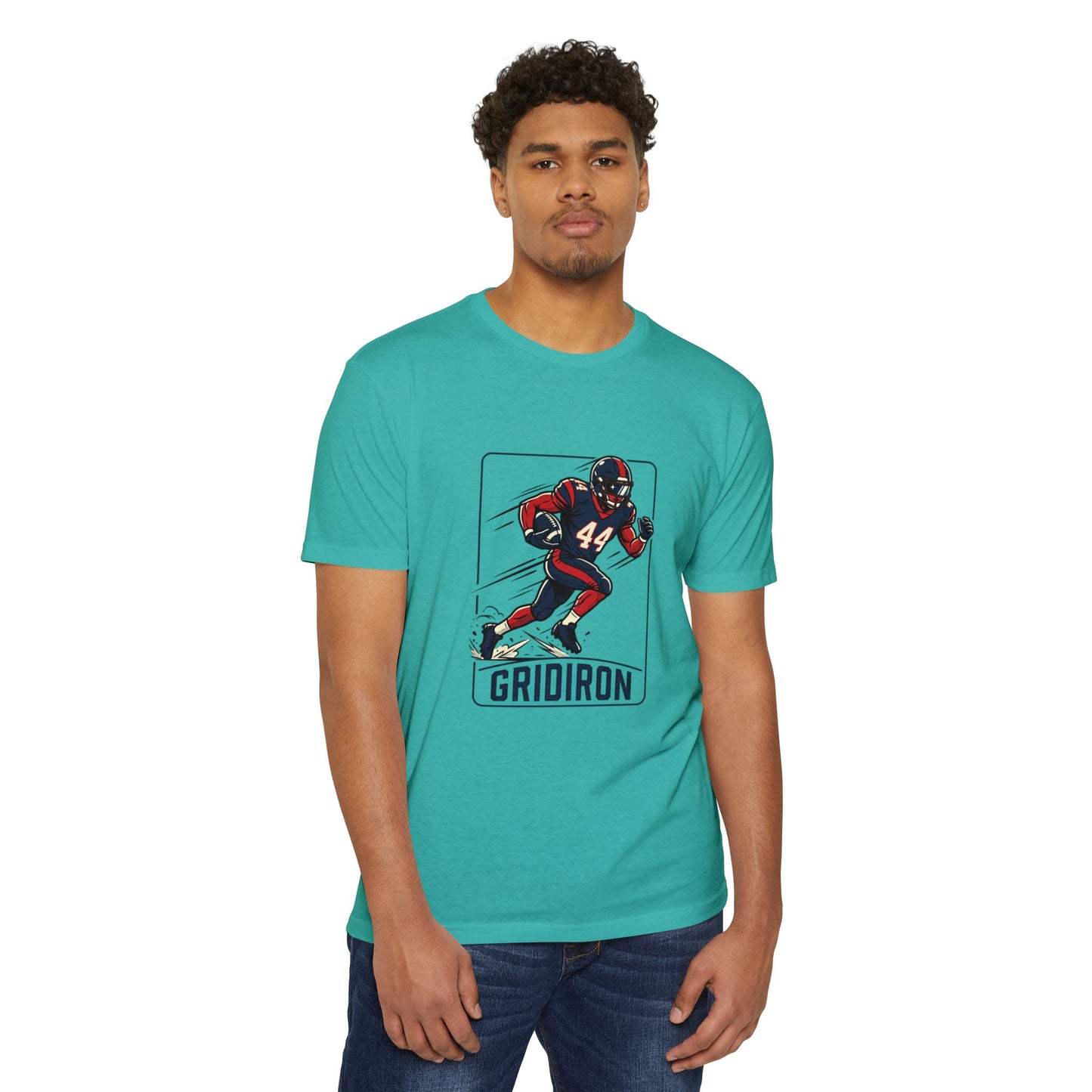 Camiseta Gráfica de Jogador de Futebol Americano