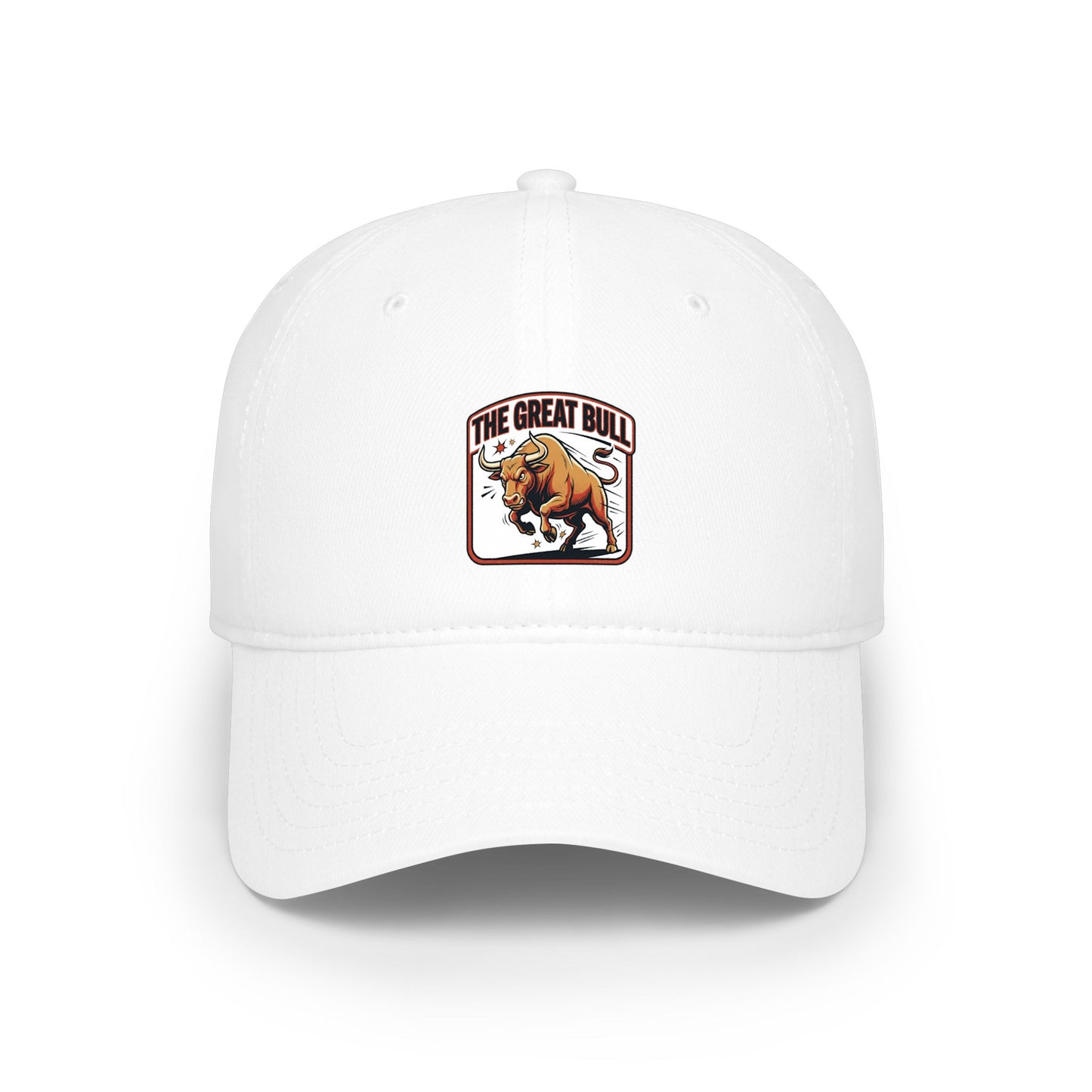 The Great Bull Embroidered Low Profile Cap