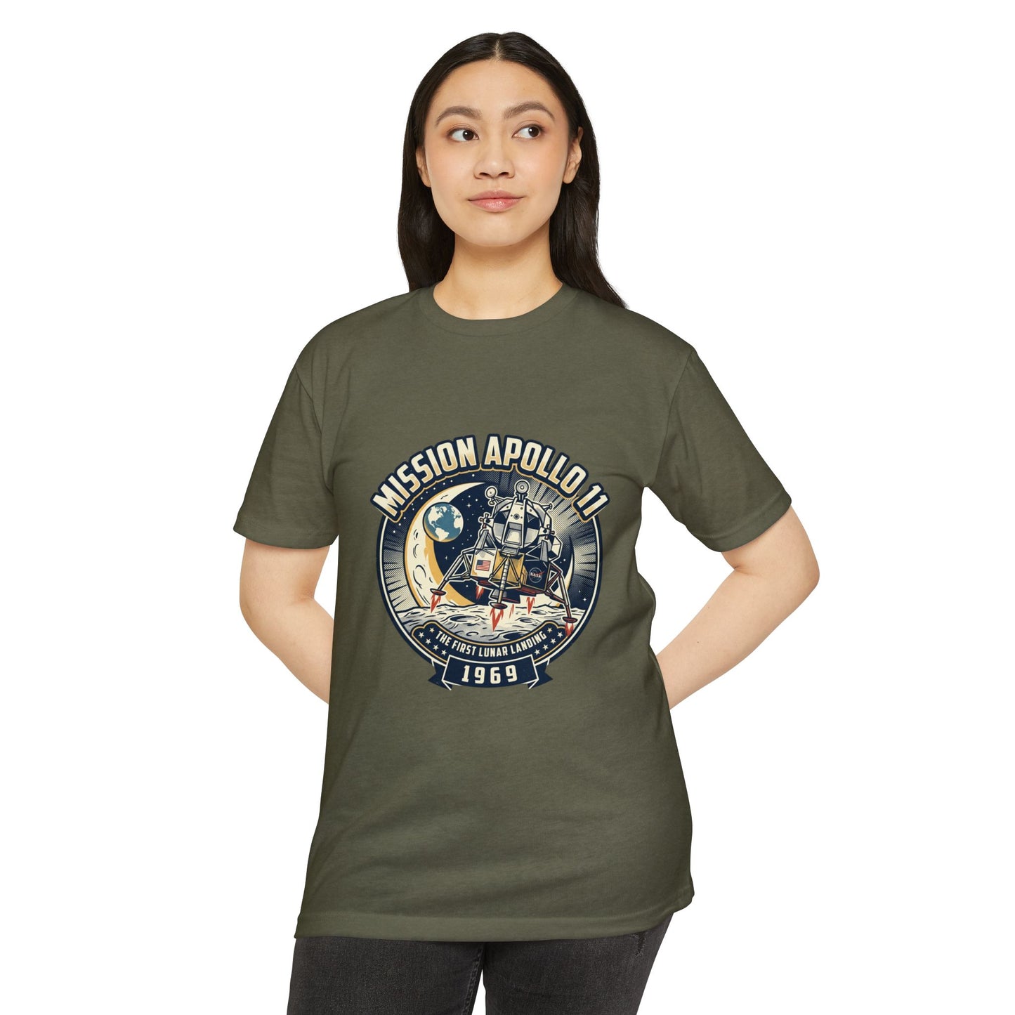 Apollo 11 Moon Landing T-Shirt — Mission Apollo 11 1969 Lunar Module Retro Tee