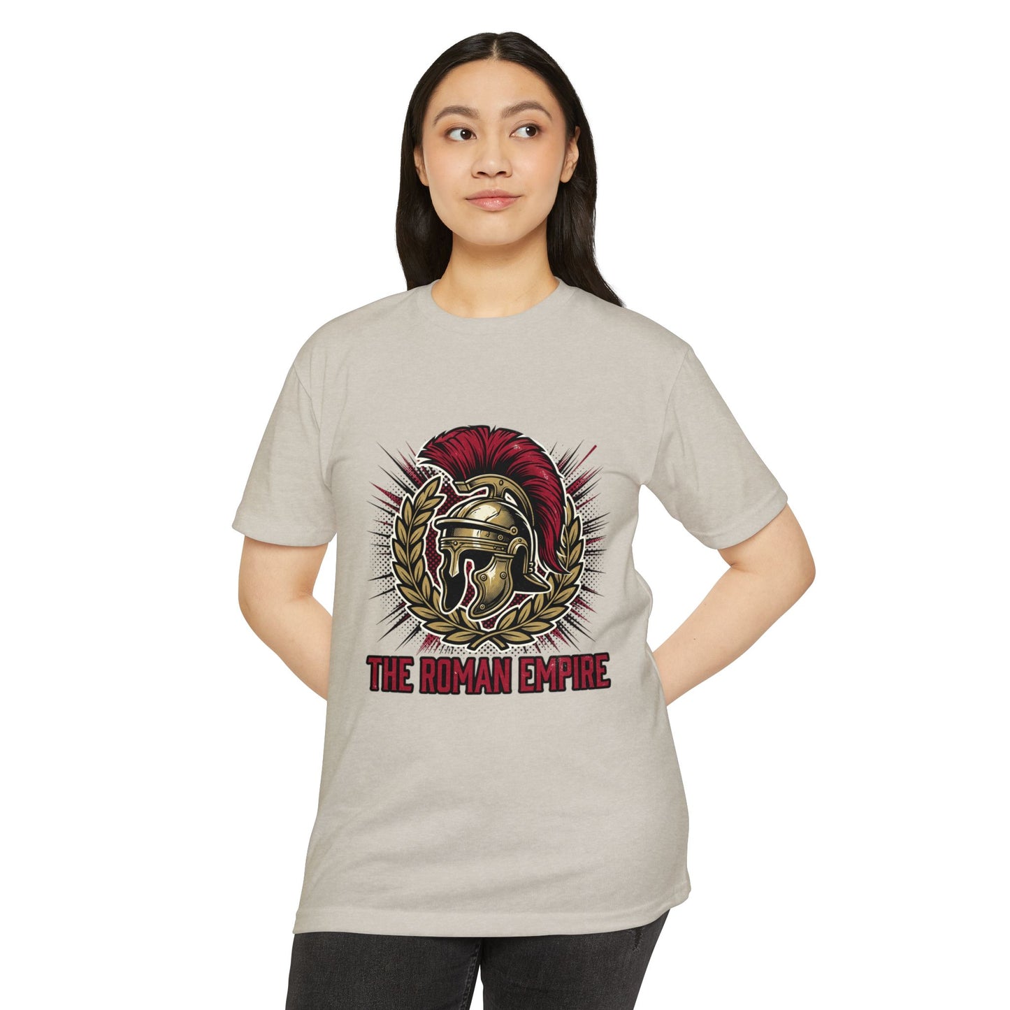 Roman Empire Helmet T-Shirt — Vintage Gladiator Graphic Tee