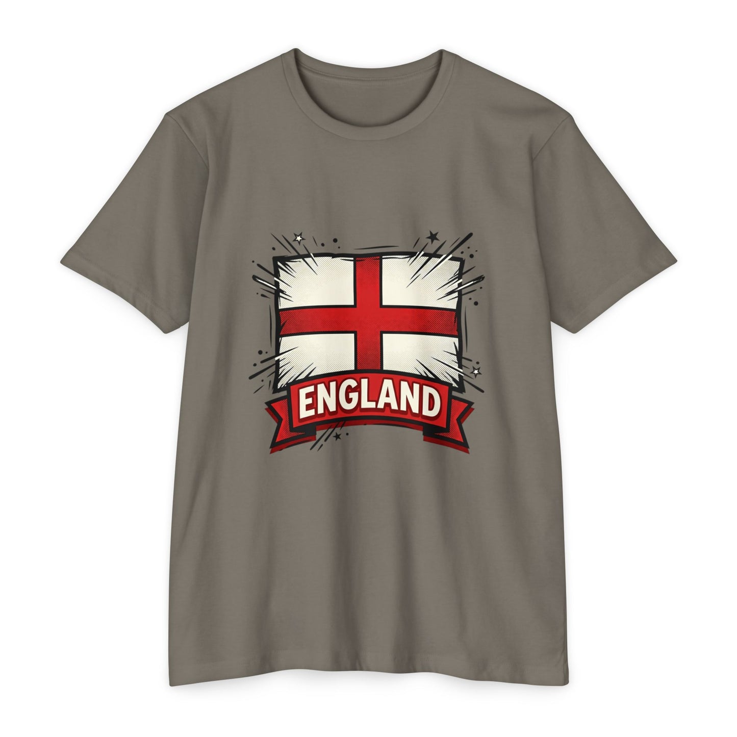 England St. George Cross T-Shirt — Flag Graphic Tee for Fans & Supporters