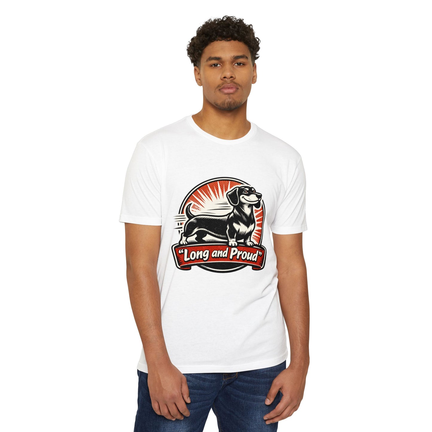 Long and Proud Dachshund T-Shirt — Cute Retro Wiener Dog Tee