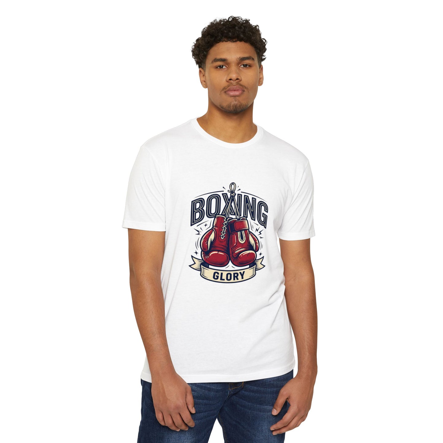 Boxing Glory T-Shirt – Vintage Red Gloves Graphic Tee