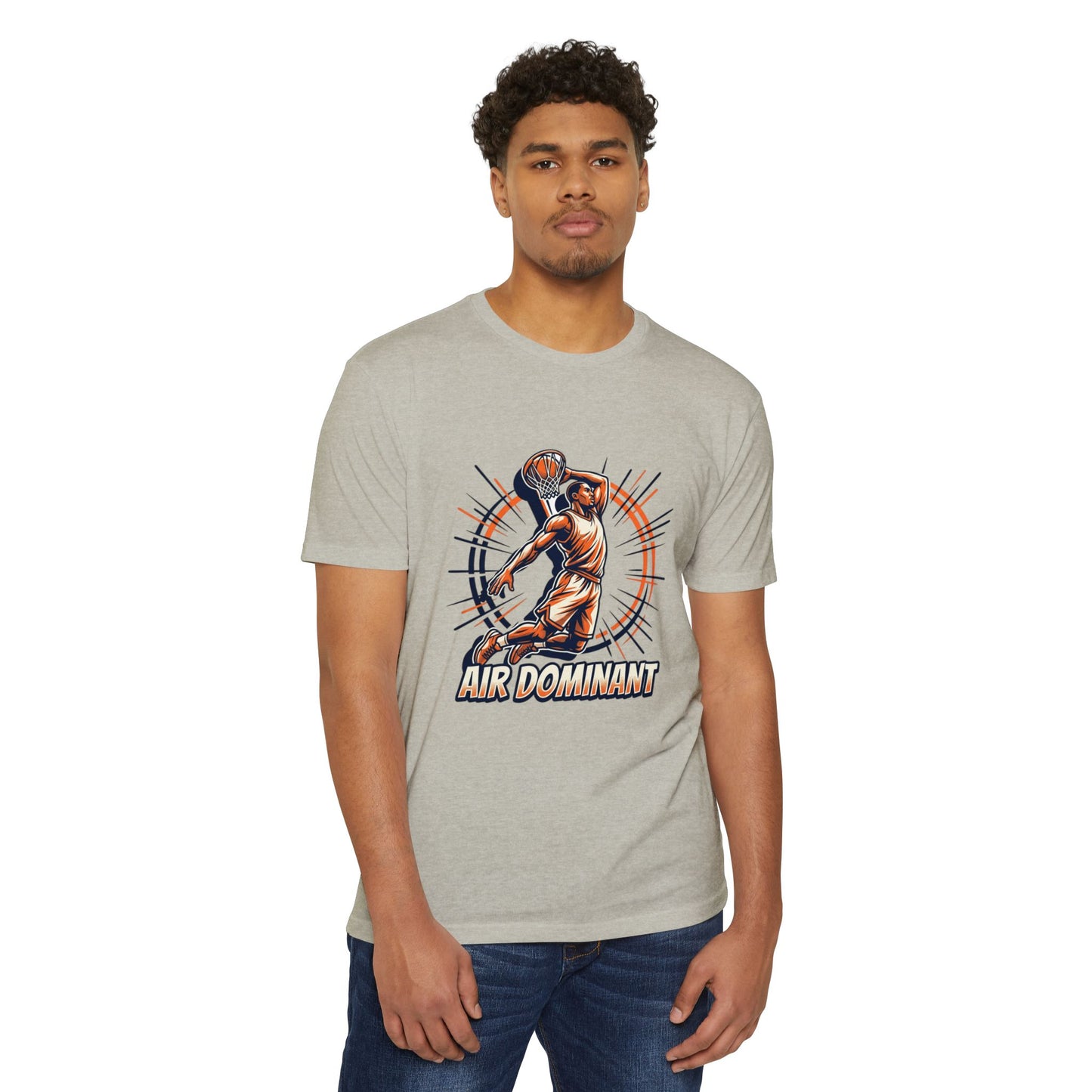 Air Dominant Basketball T-Shirt — Slam Dunk Player Graphic Tee