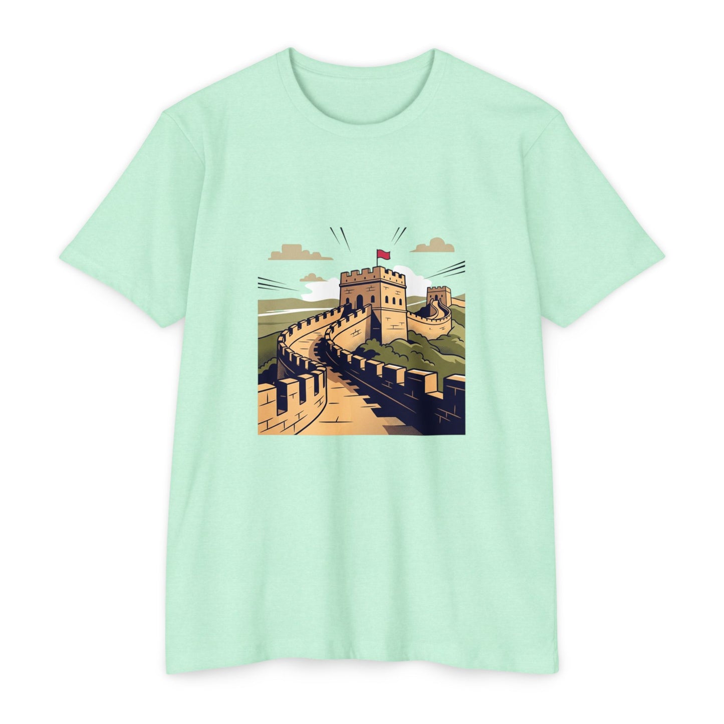 Great Wall Scenic Vintage Travel T-Shirt