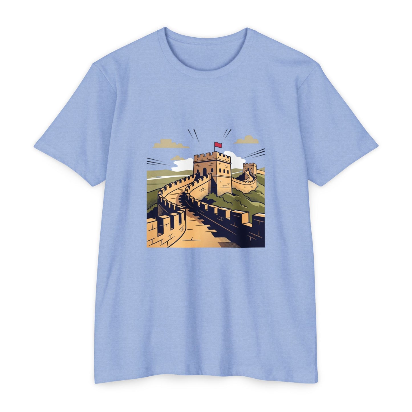 Great Wall Scenic Vintage Travel T-Shirt