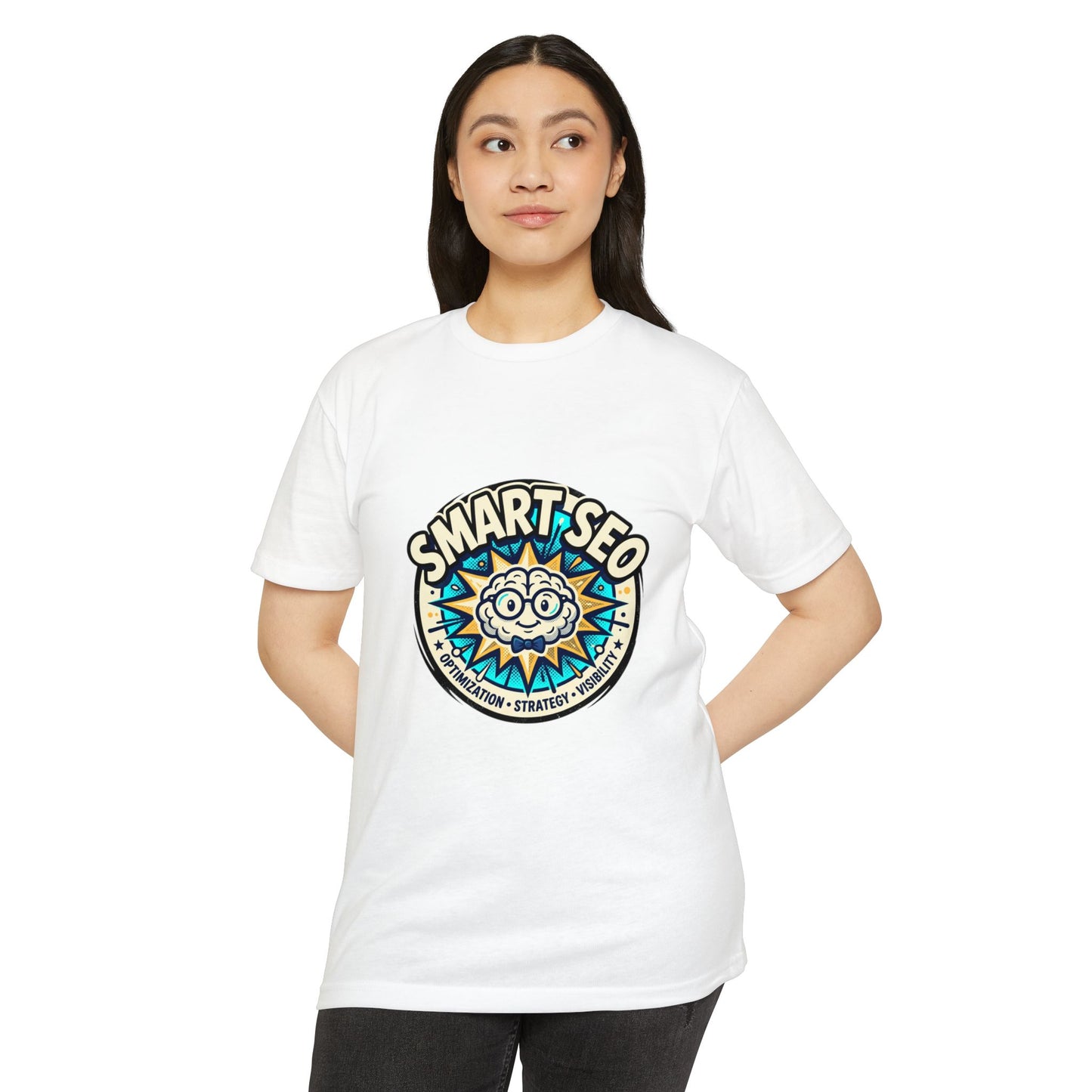 SEO T-Shirt — "Smart SEO" Graphic Tee for Marketers & Web Pros